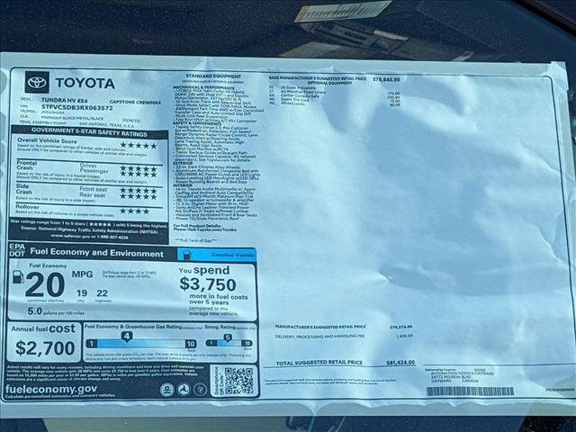 2024 Toyota Tundra Capstone 16