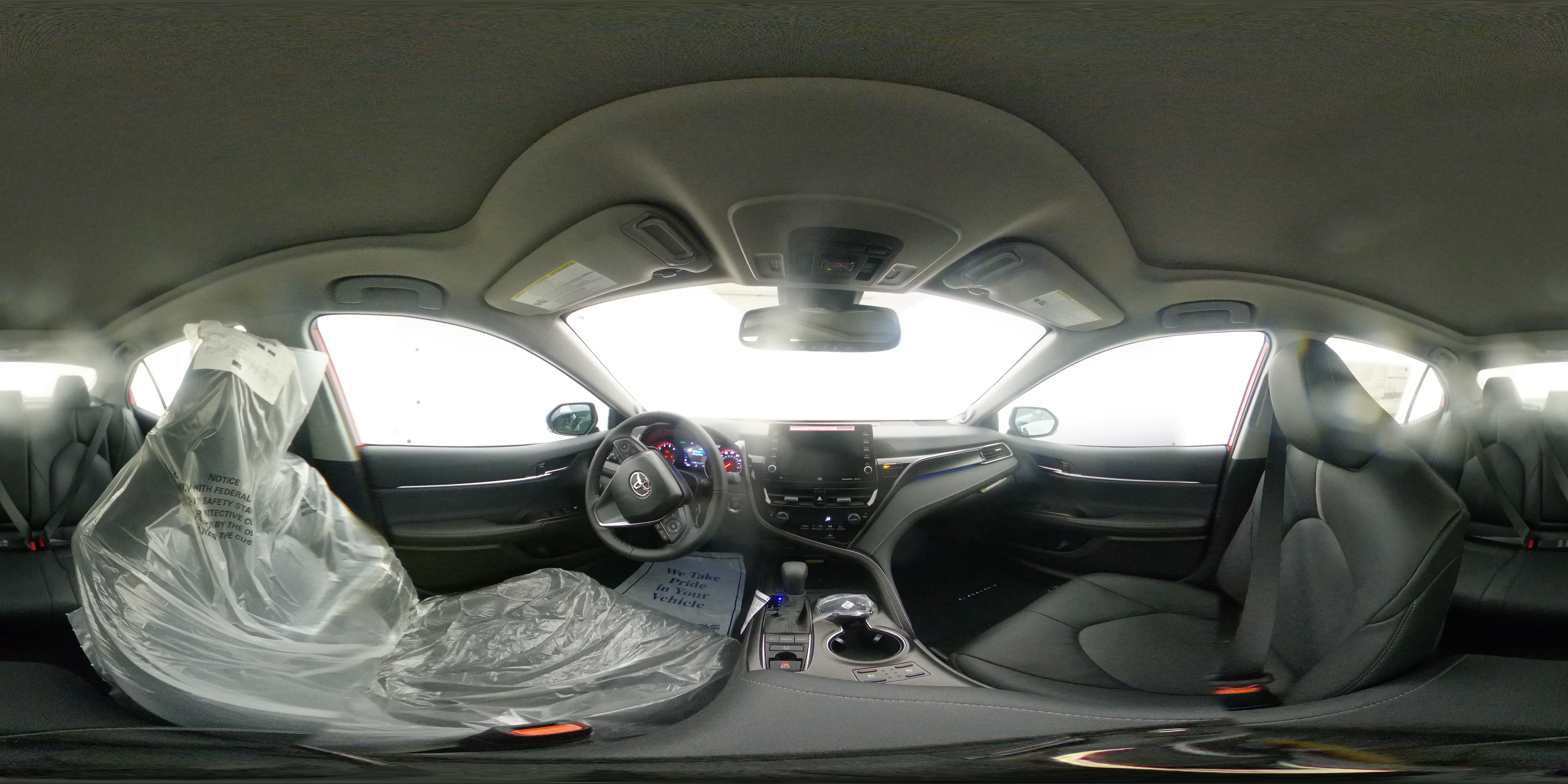 New 2024 SUPERSONIC RED/BLACK Toyota XSE 360 Panorama 1