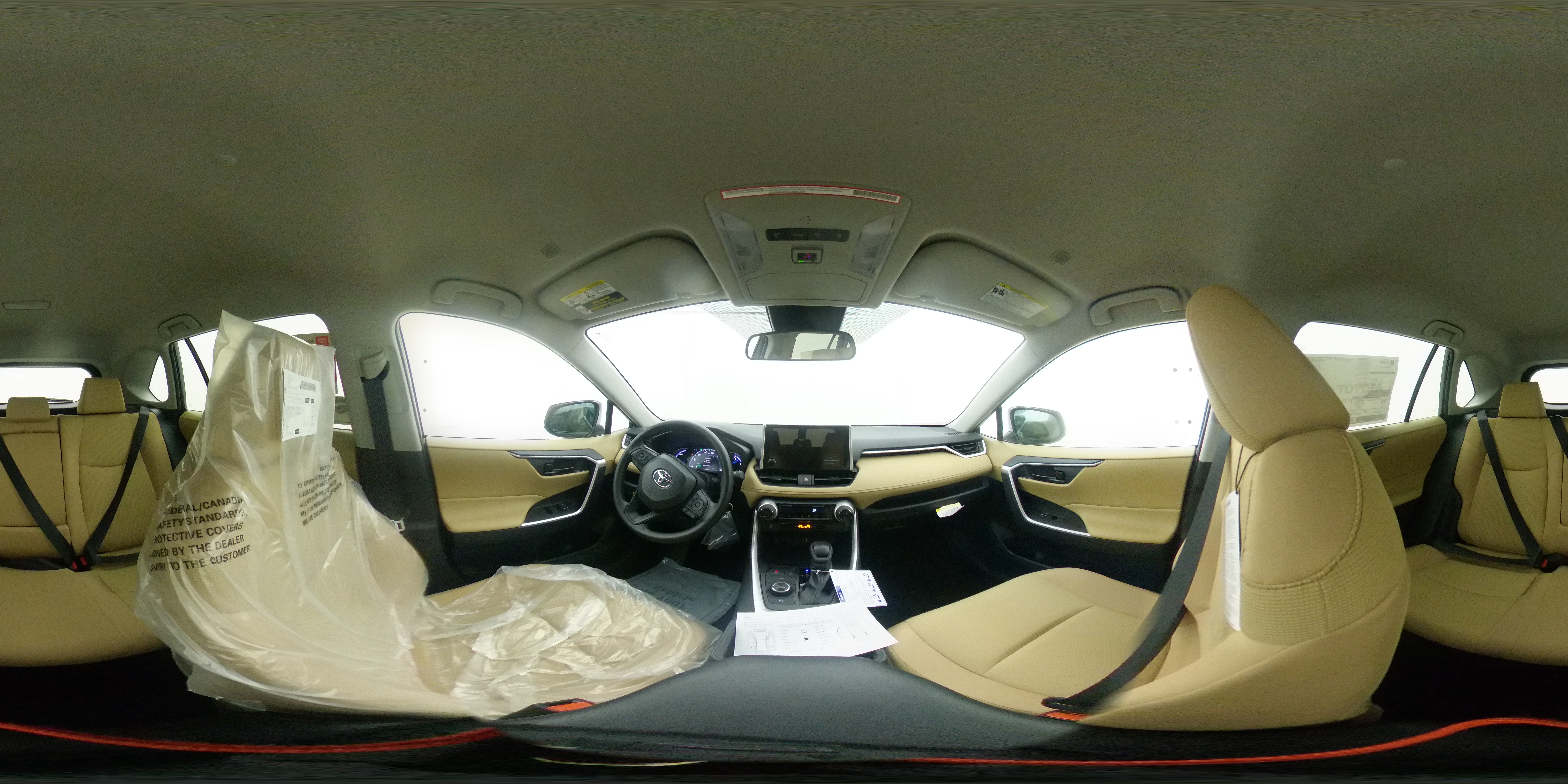 New 2024 MIDNIGHT BLACK METALLIC Toyota LE 360 Panorama 1