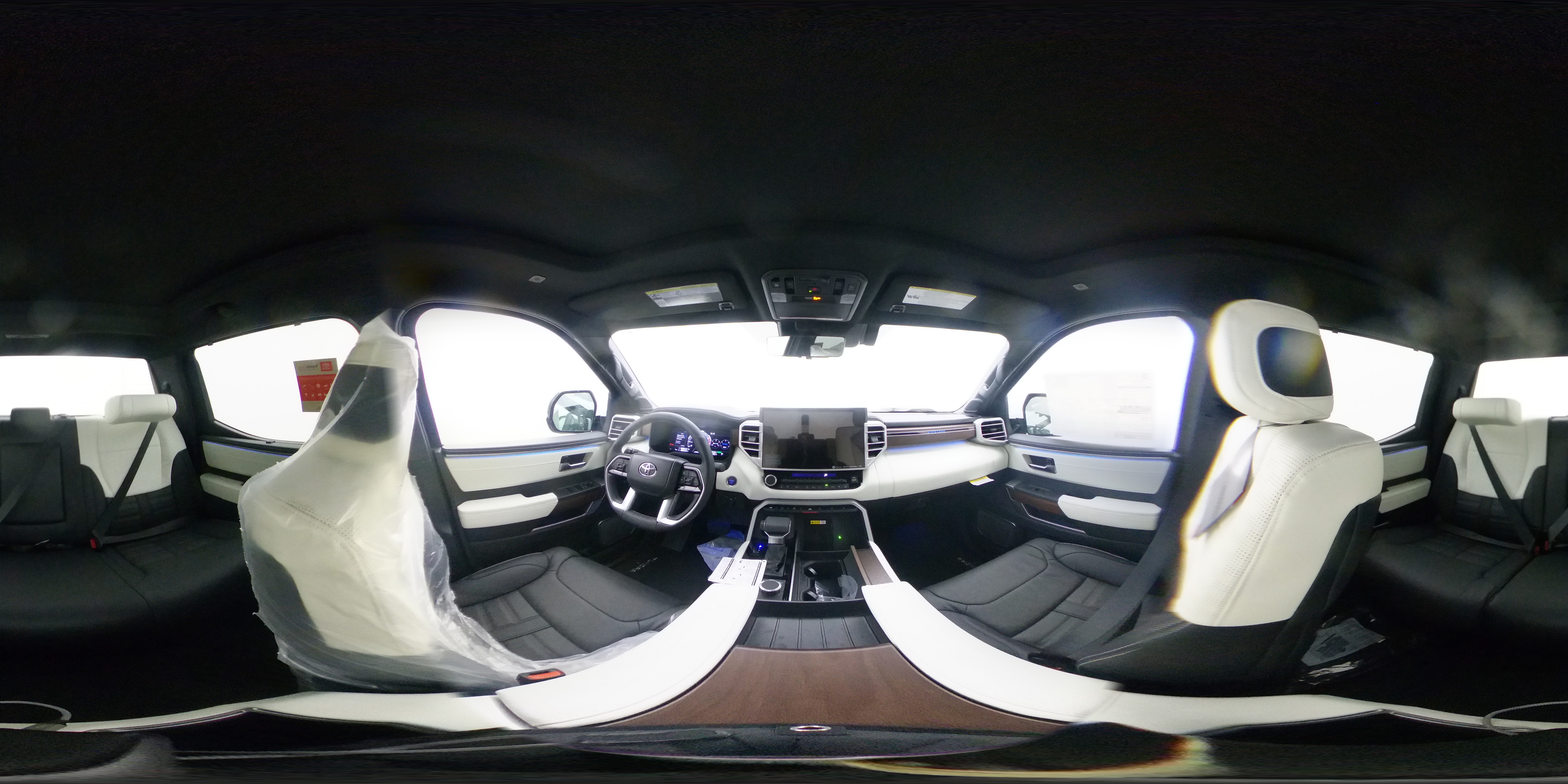 New 2024 MIDNIGHT BLACK METALLIC Toyota Capstone 360 Panorama 1