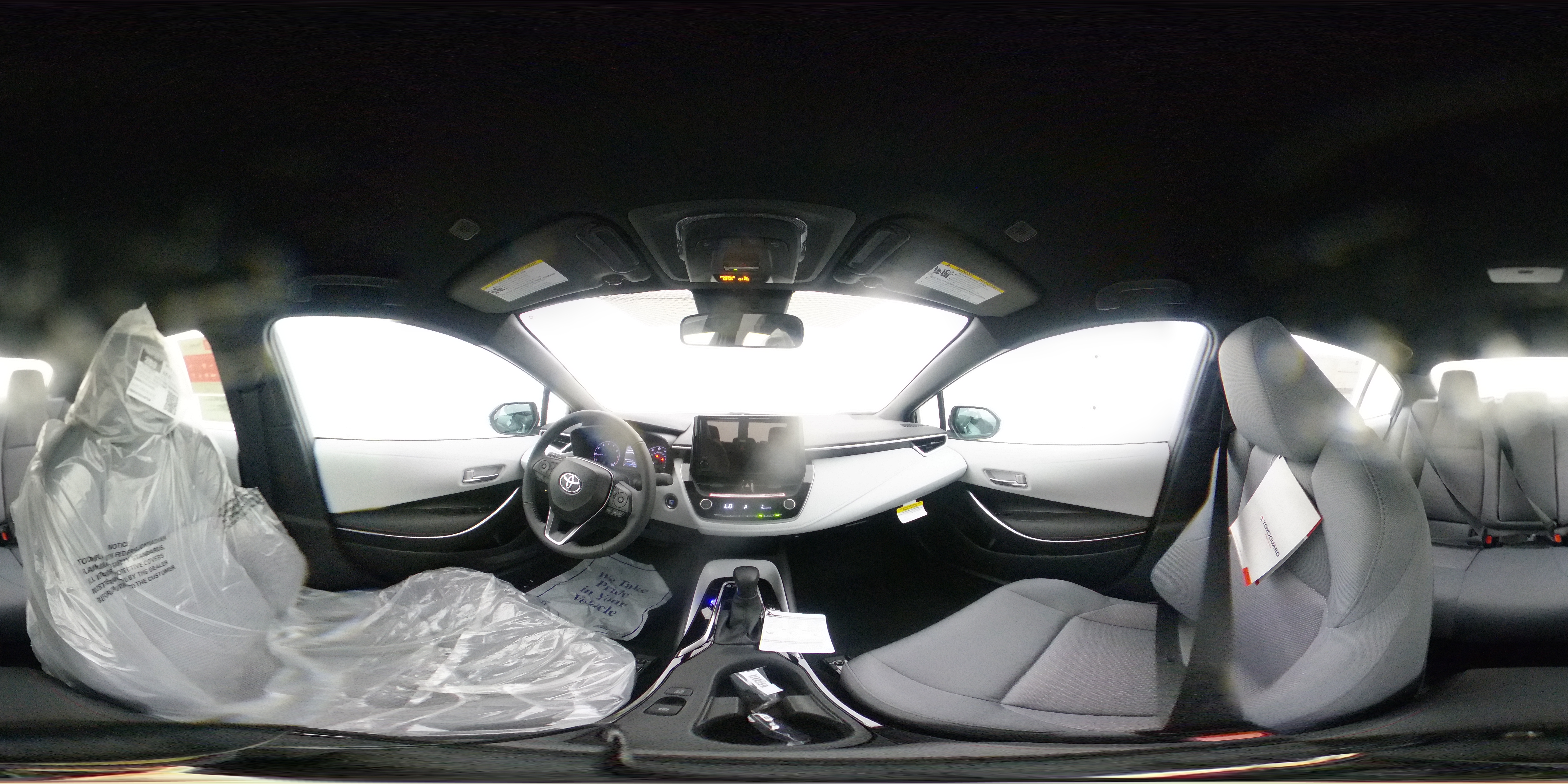 New 2024 MIDNIGHT BLACK METALLIC Toyota SE                        360 Panorama 1